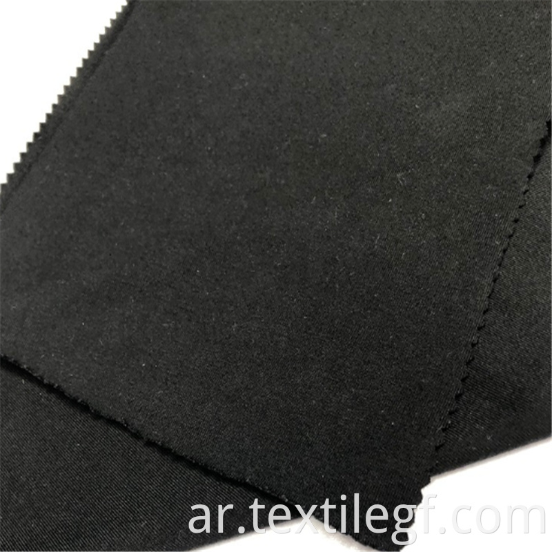 Rayon Spandex Black Jersey Knitted Fabric